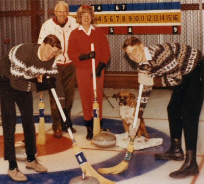 White Family at Curling
