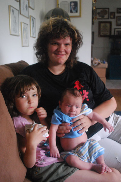 And with mommy and sister