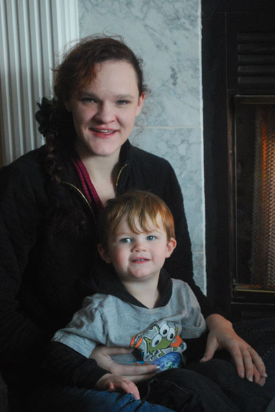 Heather and Zack on New Years Day